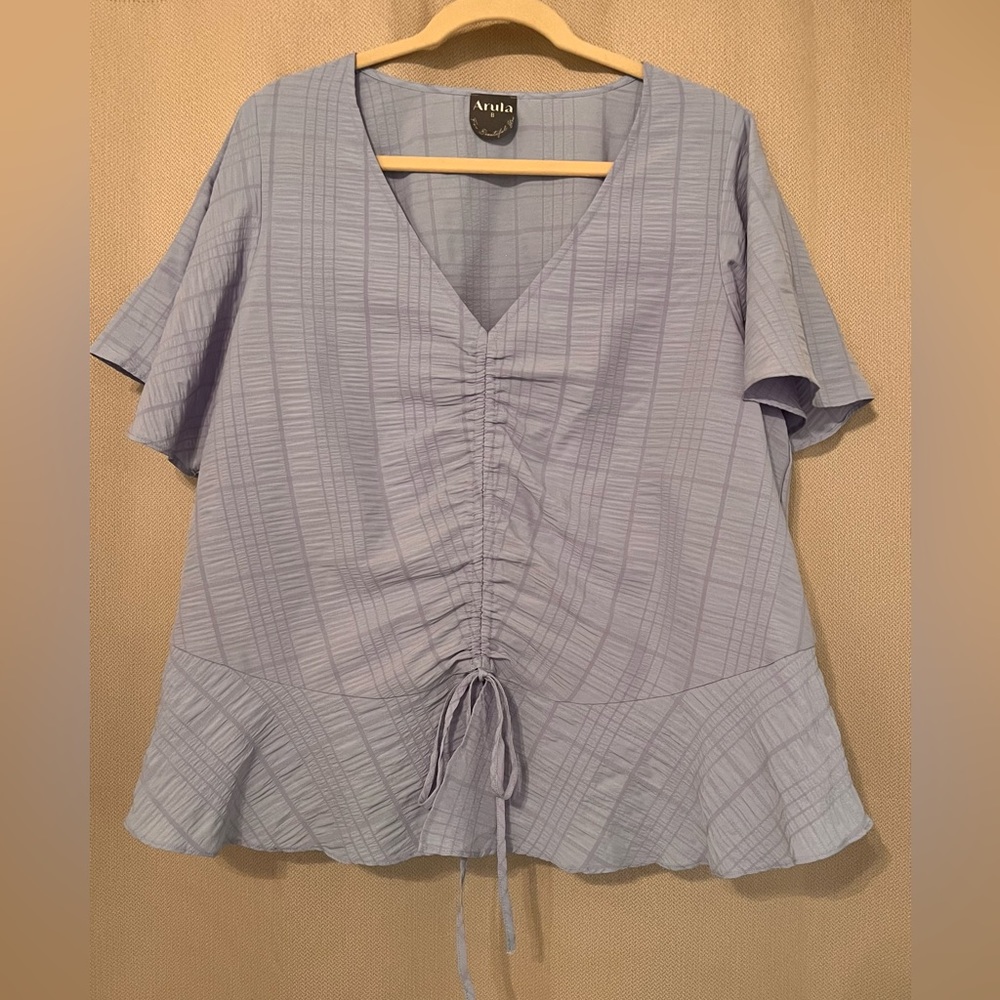 Cornflower Blue Blouse